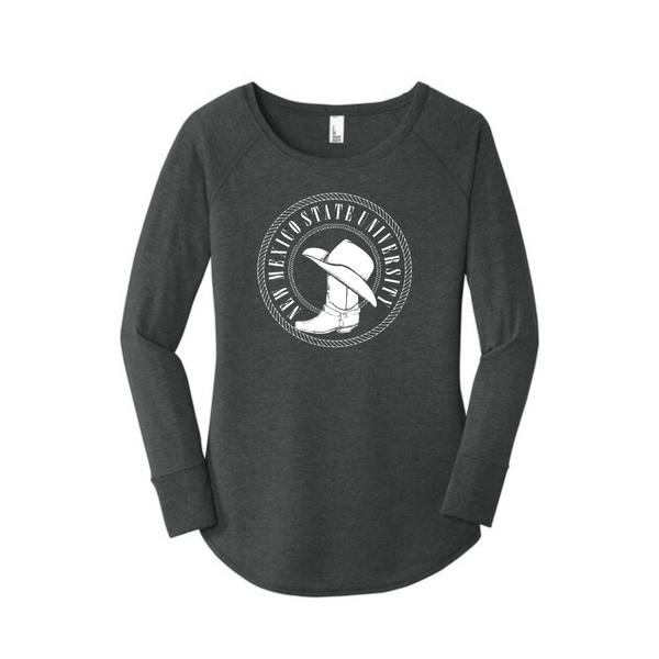 Aggie Hat and Boots Alumni Women's Long-Sleeved T-Shirt