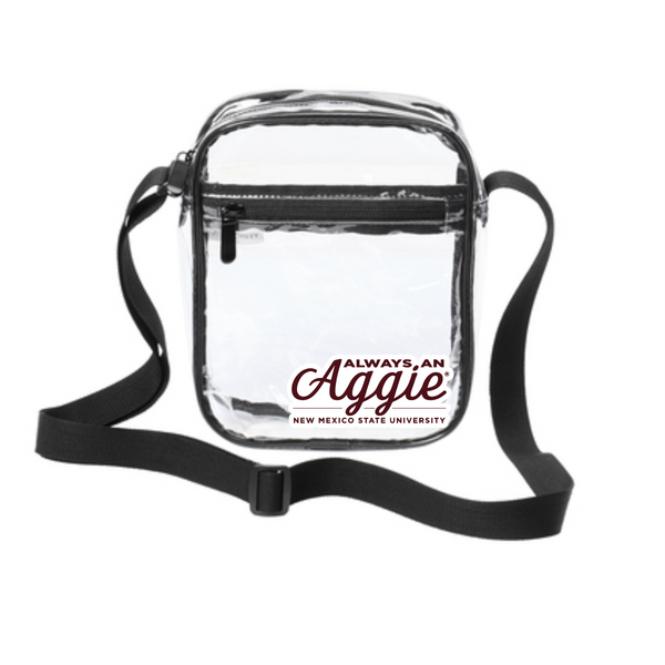 Always An Aggie Clear Crossbody Bag