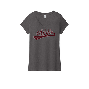 Custom Graduation Year Women's Tri-Blend V-Neck Tee