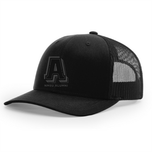 Black on Black A Trucker Hat